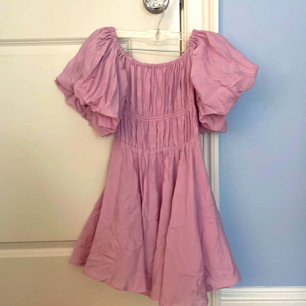 Sky to Moon (Isabelle’s cabinet), pink puffy dress, S